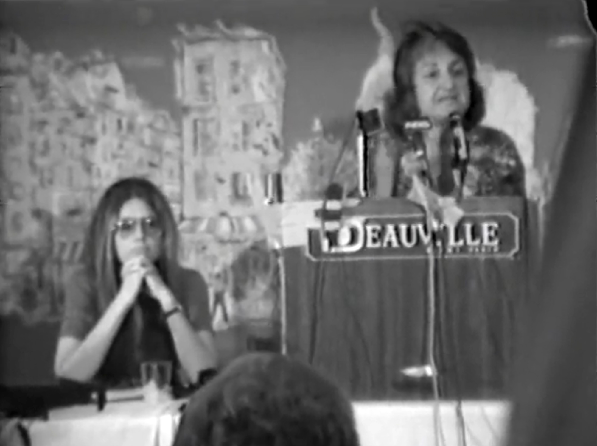 Betty Friedan and Gloria Steinem at the 1972 democratic convention