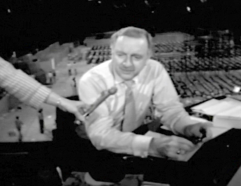 VTV catches a tired Walter Cronkite in the aftermath of the 1972 Democratic Convention